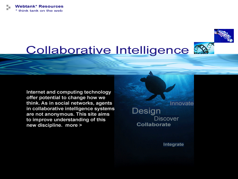 Collaborative Intelligence, Zann Gill, webtank "think tank on the web" 